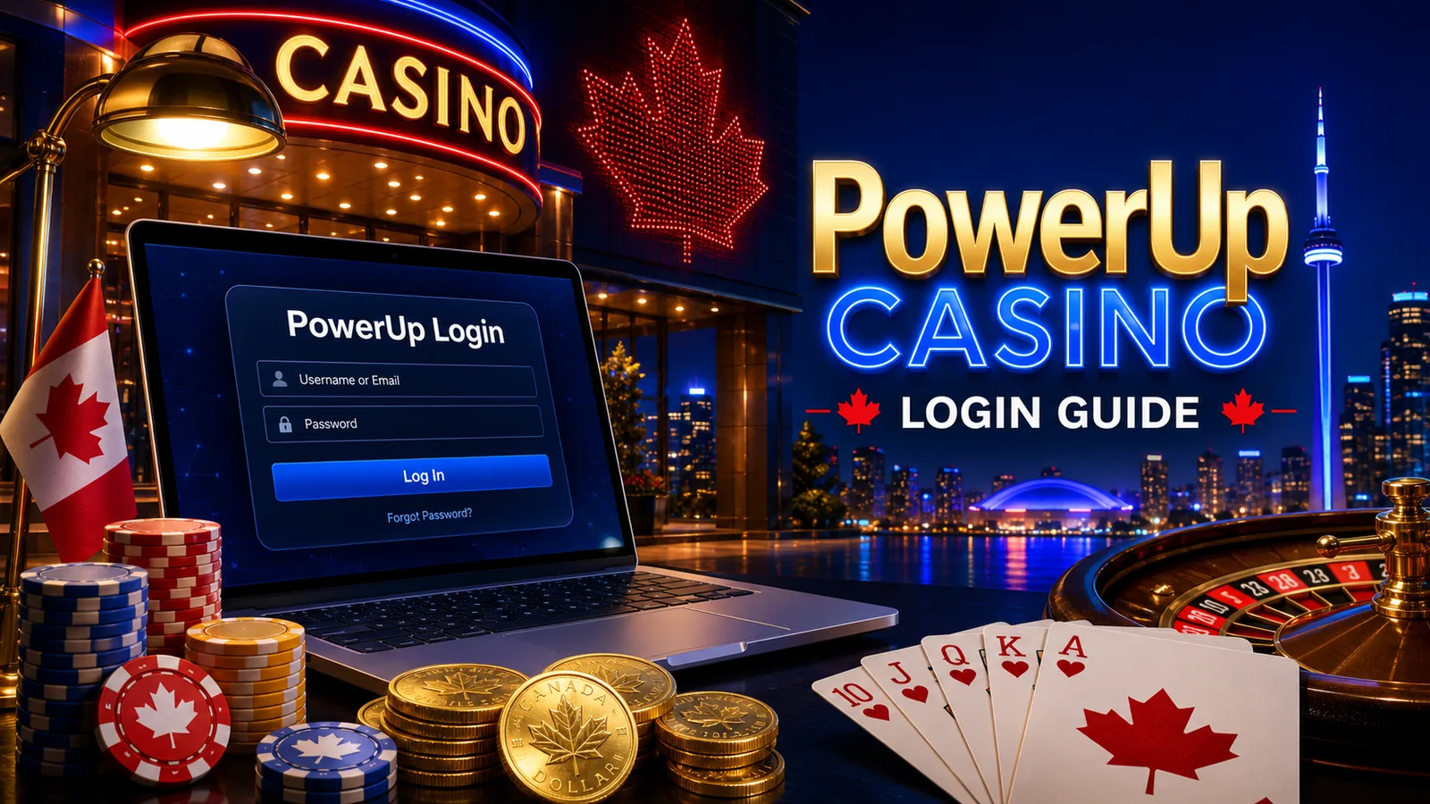 PowerUp Casino Login Guide content banner